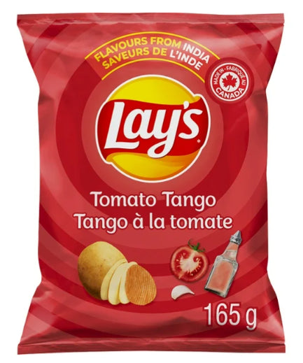 Lays Tomato Tango Flavored Potato Chips, 165g