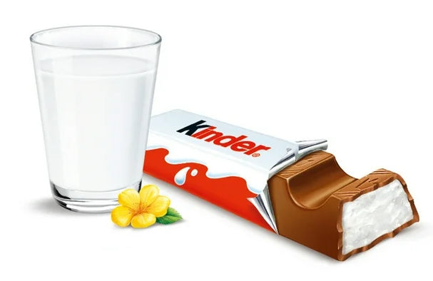 Kinder Milk Chocolate Candy bars with a Milky Filling, 6ct, 126g