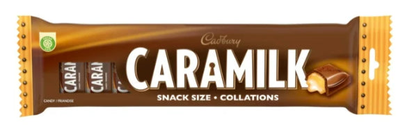 Cadbury Caramilk, Mini Chocolate Candy Bars, Pack of 8, 84g