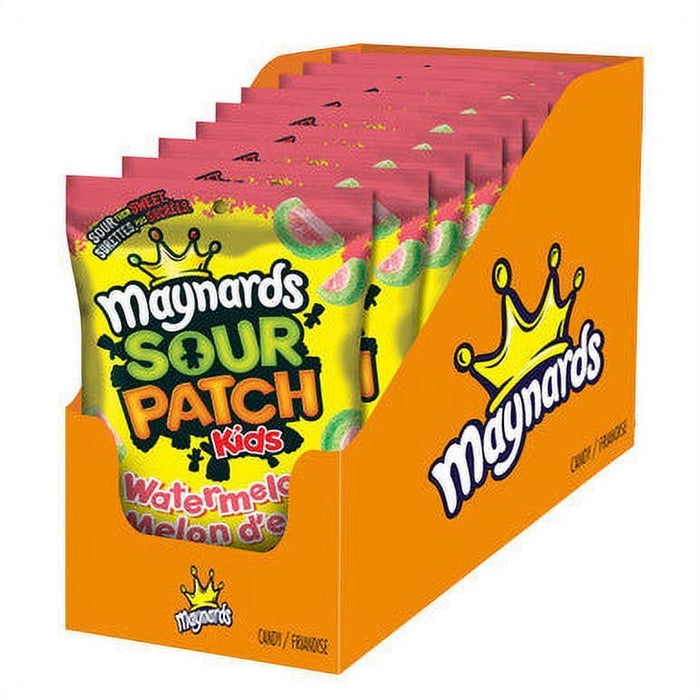 Maynards Sour Patch Kids Watermelon, 154g/6.3oz Each 9 Count