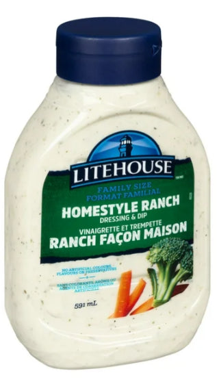 Litehouse Homestyle Ranch Dressing & Dip, 592mL