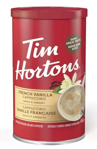 Tim Hortons French Vanilla Cappuccino Beverage Mix, 454g