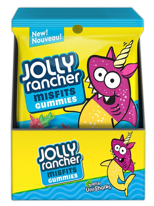 Jolly Rancher Jolly Rancher Misfits Tropical Uni Sharks Gummy Candy 182g 10 Bags