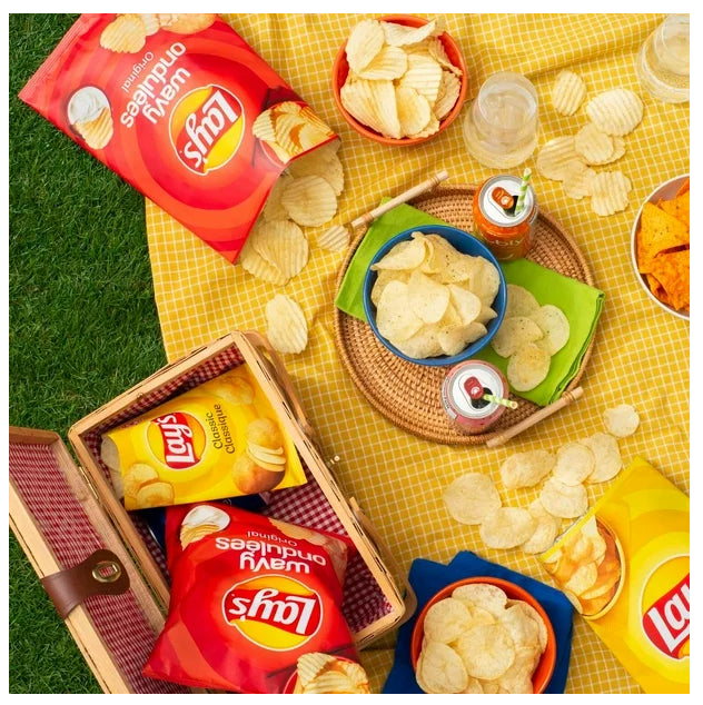 Lay's Wavy Original Potato Chips, 415g