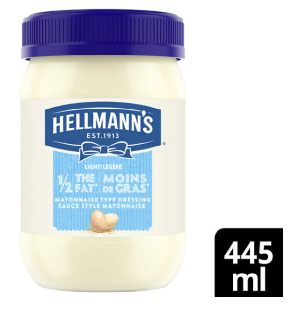 Hellmann's Gluten-Free Mayonnaise Type Dressing Light 1/2 Fat 445 ml