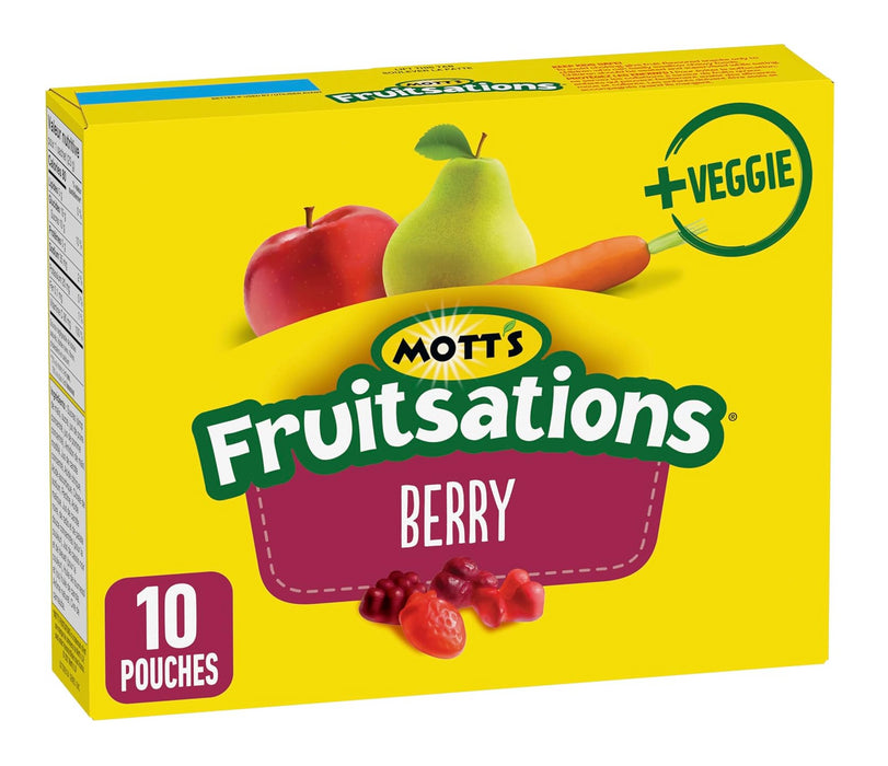 Mott's Fruitsations + Veggie Gluten Free Berry 226g/8oz Box