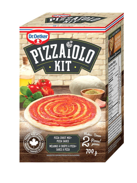 Dr. Oetker Pizzaiolo Pizza Kit Crust Mix & Sauce 700g Each 2 Boxes - CanadaGrocery