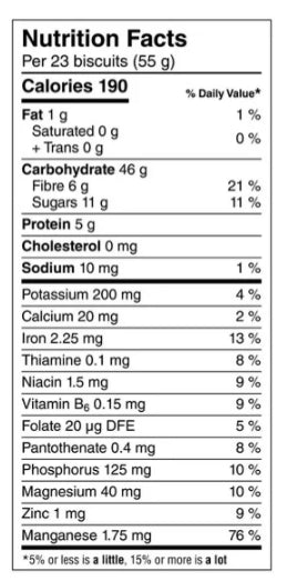 Kellogg's Mini-Wheats Cereal Brown Sugar Flavor, Family Size, 650g