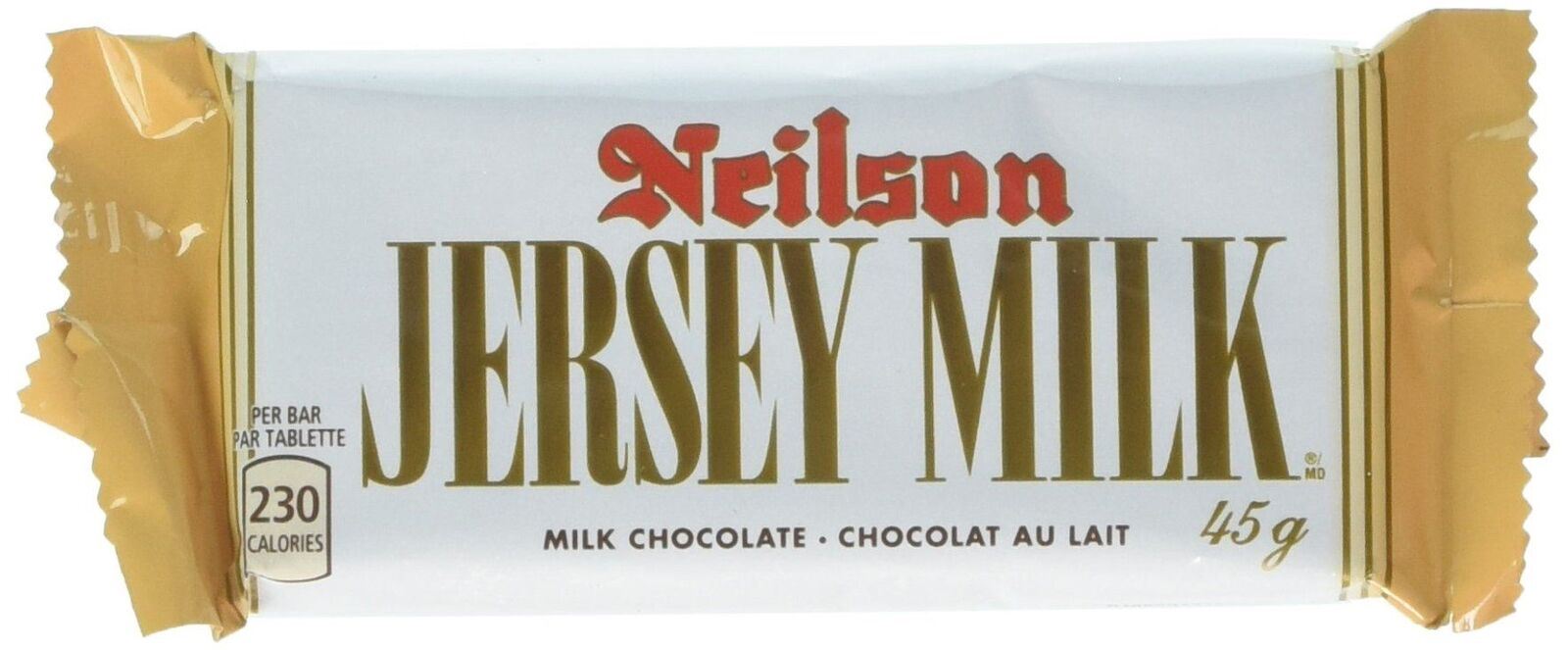 Neilson Jersey Milk, Milk Chocolate Bars 45g Each 24 Full Size Bars