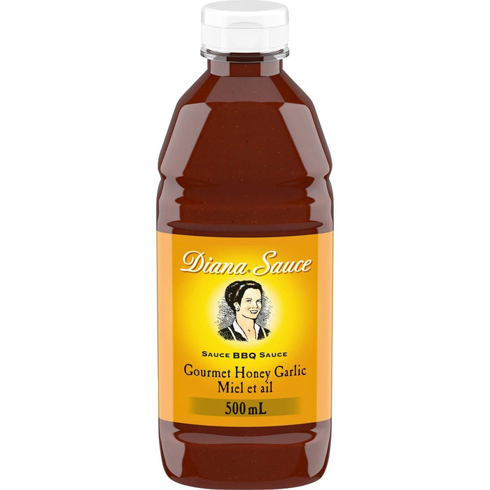 DIANA Sauce, Honey Garlic, 1ct, 500ml /16.9 oz {Canadian Product} - CanadaGrocery