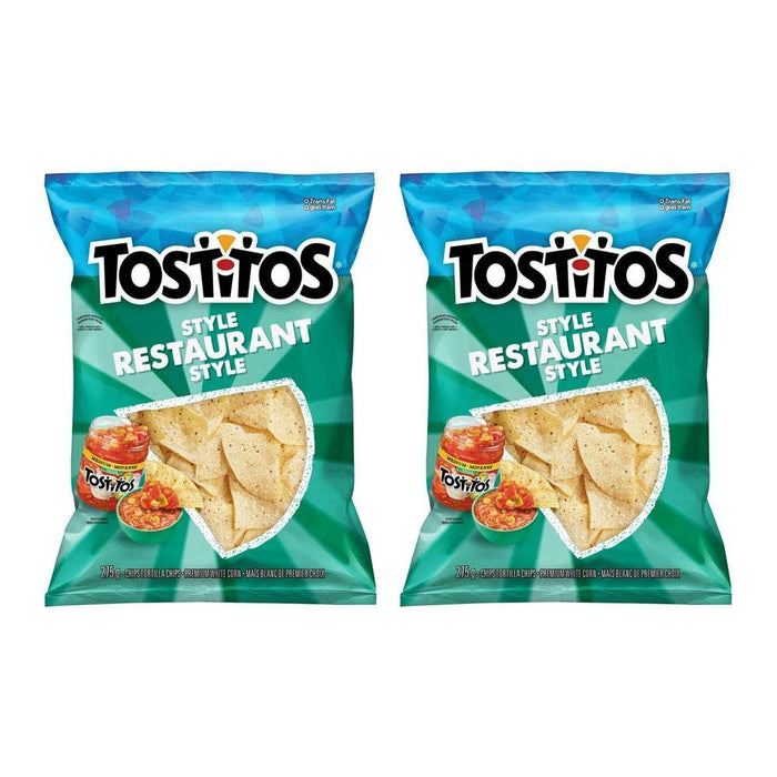 Tostitos Restaraunt Style Tortilla Chips 275g/9.7oz Each 2 Bags