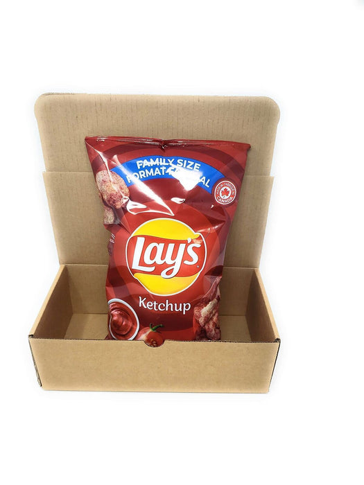 Lays Ketchup Potato Chips, 1 Family Size Bag (8oz)