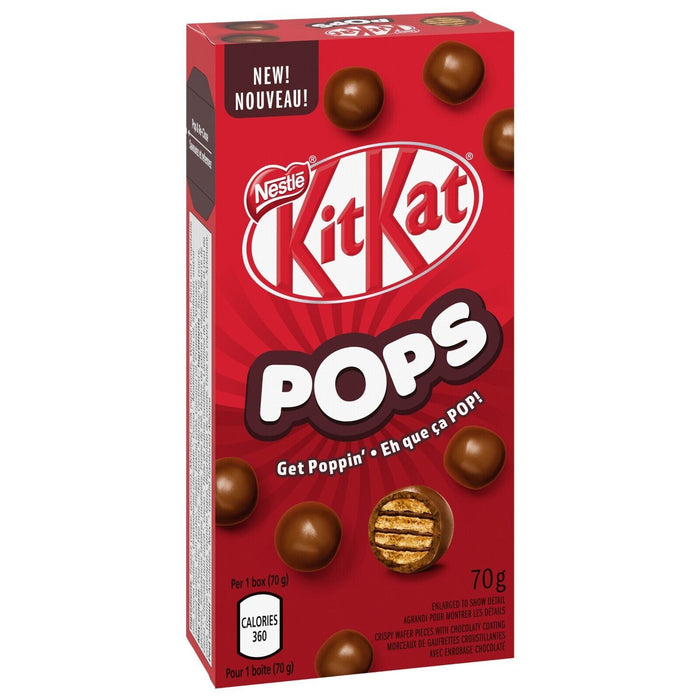 KitKat Pops Milk Chocolaty Snacks 70g Each 6 Boxes