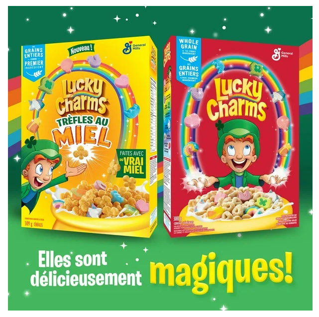 Lucky Charms Canadian Breakfast Cereal, 300g