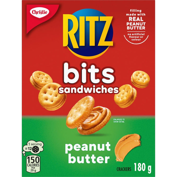 Ritz Bits Sandwiches Peanut Butter Flavour 180g/6.35oz