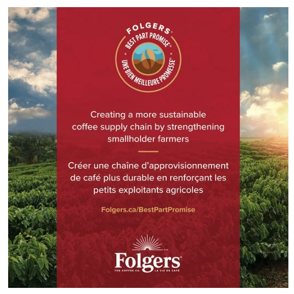 Folgers Lively Colombian Decaf Medium Roast K-Cup Coffee Pods, 12 Count, 108g