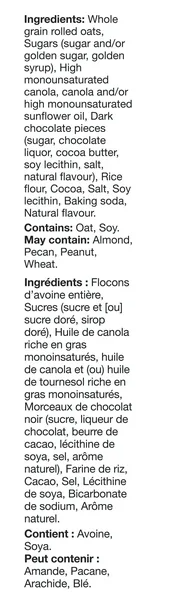 Nature Valley Crunchy Granola Bars, Oats 'n Dark Chocolate, 5ct, 210g - CanadaGroceryStore