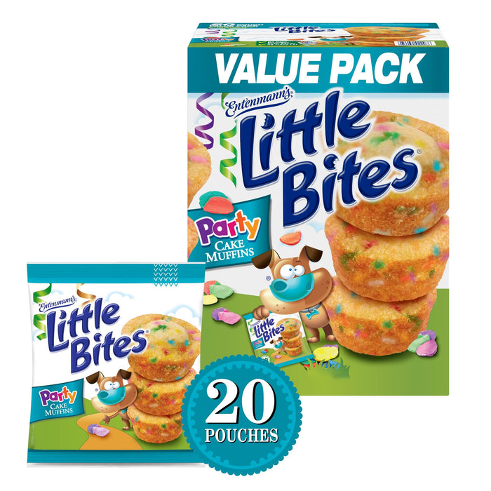 Sara Lee Little Bites Party Cakes Muffins, 20 Pouch Value Pack