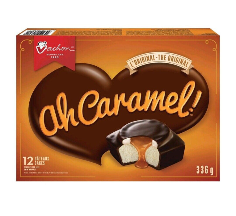 Vachon Original Ah Caramel Cakes 336g Each 10 Boxes From Canada