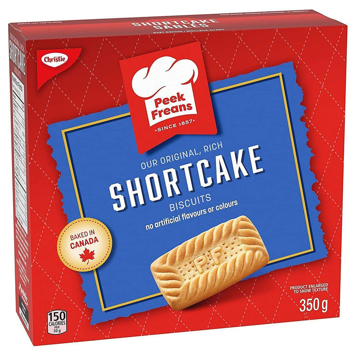 Peek Freans Shortcake Biscuits/Cookies, 350g/10.6 oz., 2-Pack {Canadian Product}