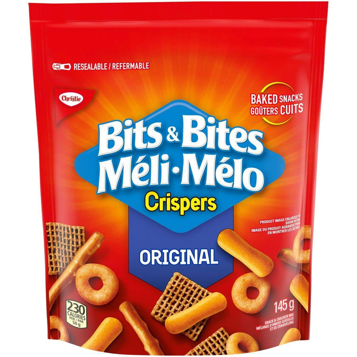 BITS & BITES Original Flavor Snack & Cracker Mix 145g