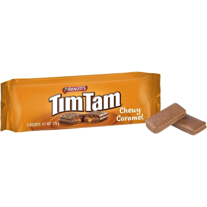 Arnott's Tim Tam Chewy Caramel (4 Pack) - Australian Chocolate Biscuits - CanadaGrocery