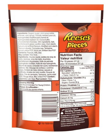 Reese's Pieces with Milk Chocolate Candy, 170g