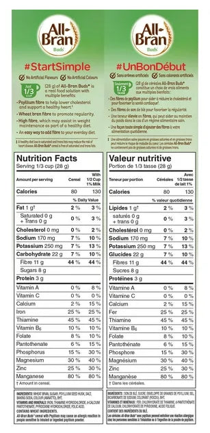 Kellogg's All-Bran Buds Cereal, 500g