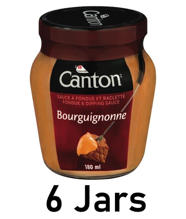 Canton Bourguignonne Fondue Sauce 180 ml/6oz Each 6 Jars