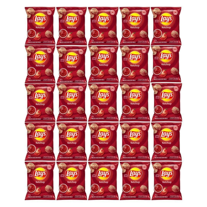 Lays Ketchup Chips 40g/1.4oz Vending Bags (25 pack)