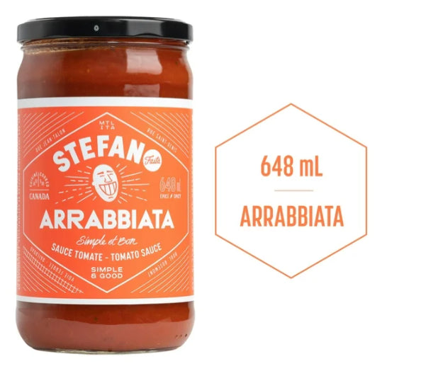 Stefano Faita Arrabbiata Tomato Pasta Sauce, 648ml