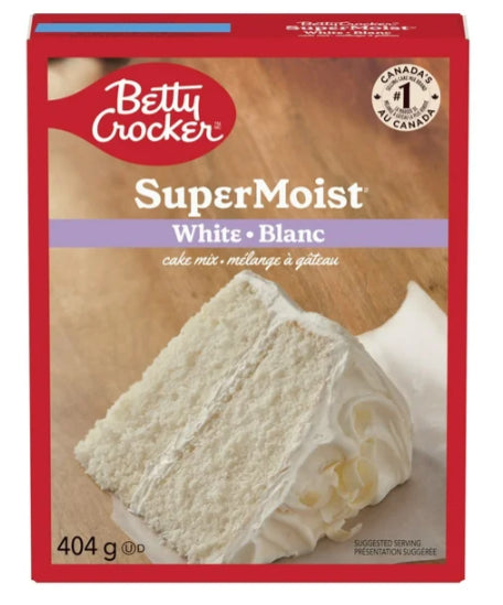 Betty Crocker Super Moist White Cake Mix, 404g