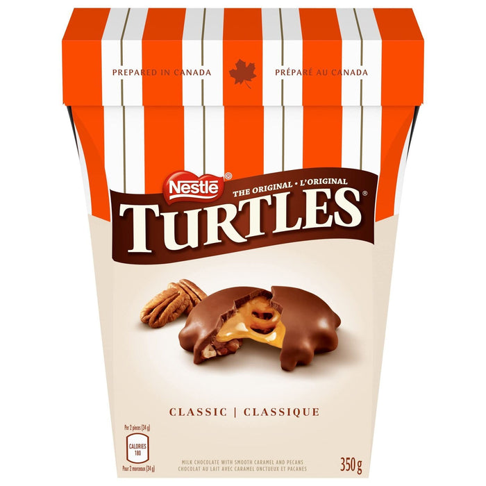 Nestle Original Turtles, Pecan 12.3oz Box, CANADIAN Product {1-5 DAY SHIPPING}