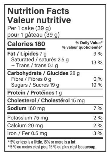 Hostess Vanilla Cake Swirls Snack Cakes, 231g