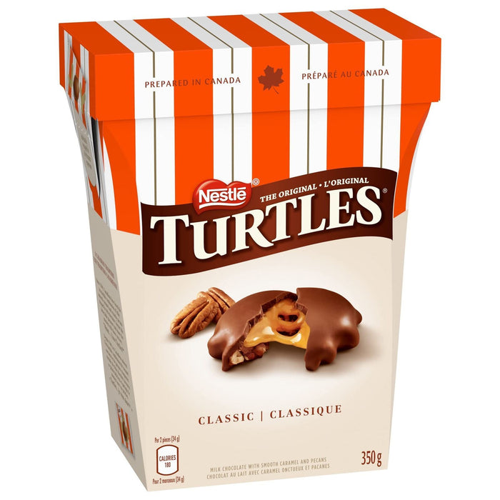 Nestle Original Turtles, Pecan 12.3oz Box, CANADIAN Product {1-5 DAY SHIPPING}