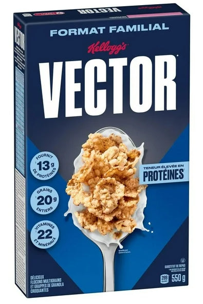 Kellogg's Vector Protein Breakfast Cereal, 550g