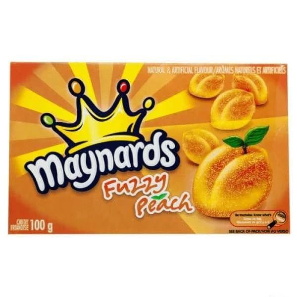 Maynards Fuzzy Peach Gummy Candy 100g Each, 6 Boxes