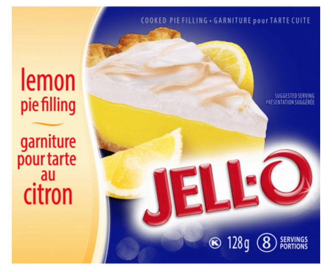Jell-O Lemon Pie Filling 128g