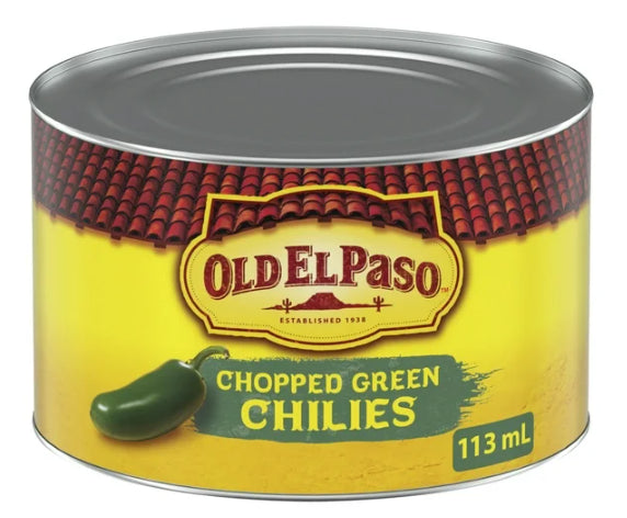 Old El Paso Chopped Green Chilies, 113mL