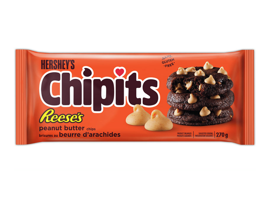 Hershey's Chipits Reese's Peanut Butter Flavored Baking Chips, 270g/9.45oz