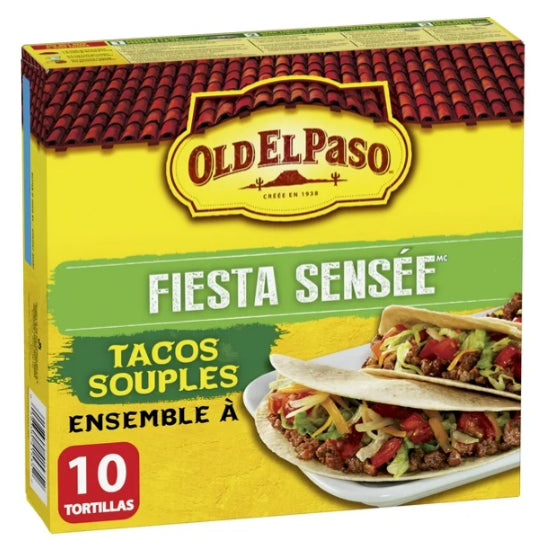 Old El Paso Smart Fiesta Soft Taco Dinner Kit, 354g