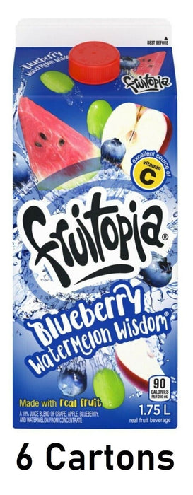 Fruitopia Blueberry Watermelon Wisdom Juice 1.75L Each 6 Cartons