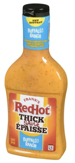 Frank's RedHot Buffalo 'N Ranch Thick Hot Sauce, 354 mL