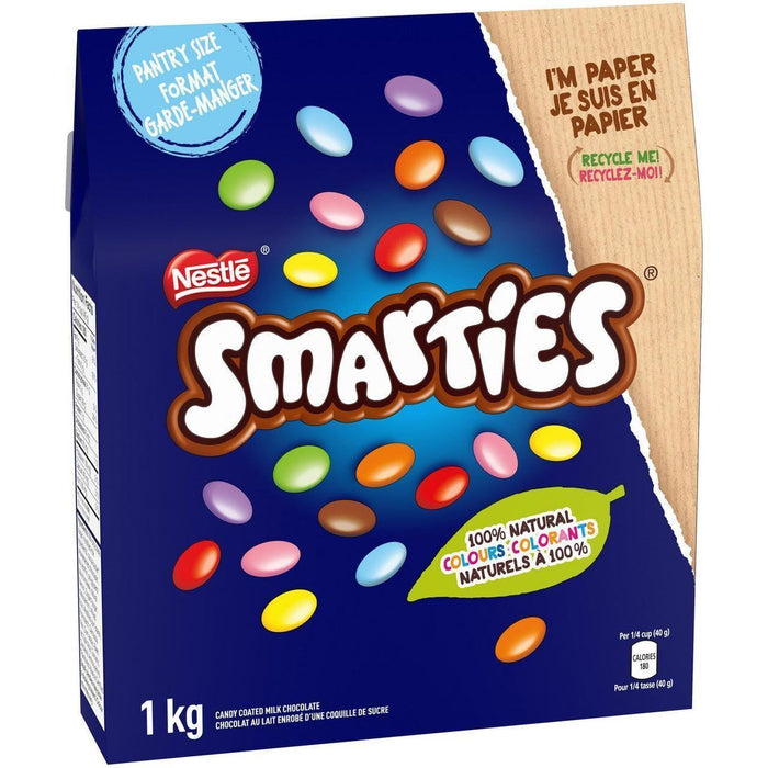 Nestle Chocolate Smarties Pantry Size 1kg/2.2lb Paper Bag