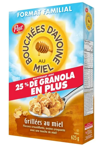 Post Honey Bunches of Oats Honey Roasted Cereal, Family Size, 625g