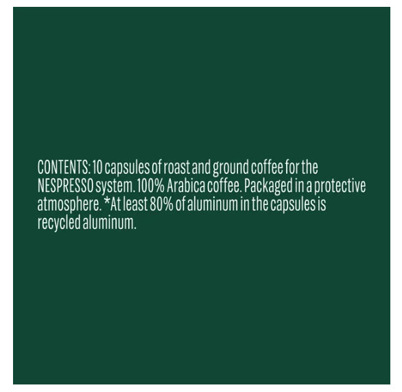 Starbucks Coffee Pods Pike Place Roast Nespresso 10 Capsules 53 g