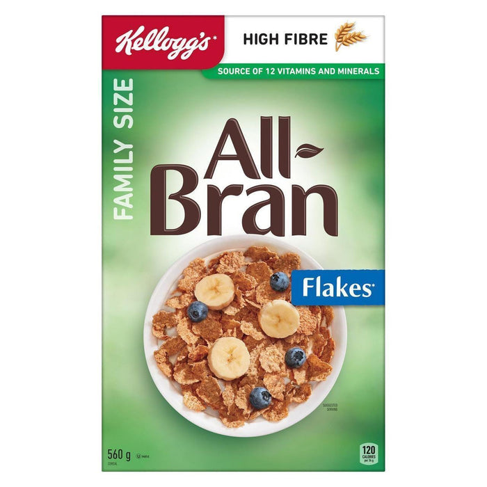 Kellogg's All-Bran Flakes Cereal, 560g