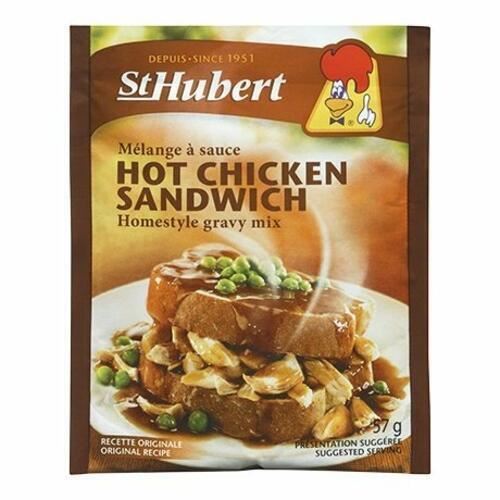 St Hubert Hot Chicken Sandwich Homestyle Gravy Mix 57g 3 PACKS