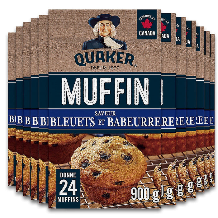 Quaker Muffin Mix Blueberry 900g/2lb 12 BAGS (MAKES 288 MUFFINS)