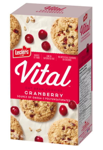 Vital Cookie Oat Bran Cranberry 280g